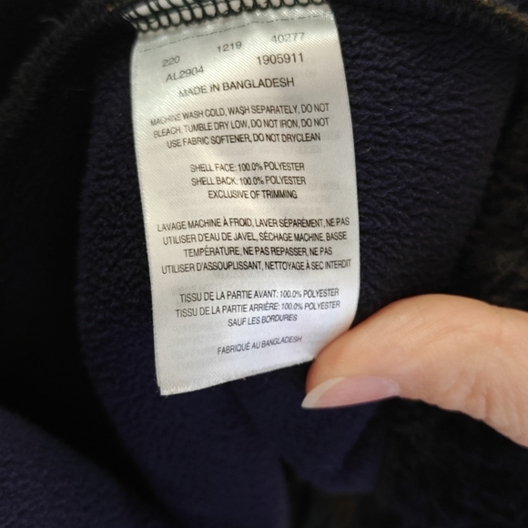 Columbia Camo Sherpa Jacket Medium Fleece Plush Heavy Camouflage - Picture 4 of 5